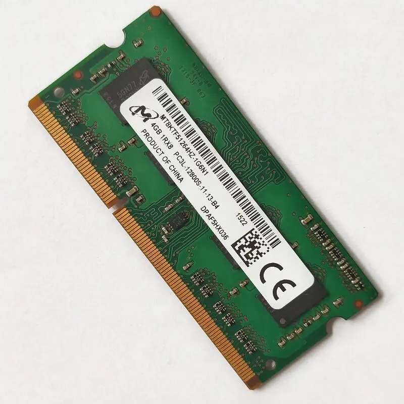 Micron RAMS DDR3 4GB 1600MHz Laptop memory 1RX8 PC3L-12800S-11 SODIMM ddr3 1600 4gb notebook memiroa 1.35v | Компьютеры и офис