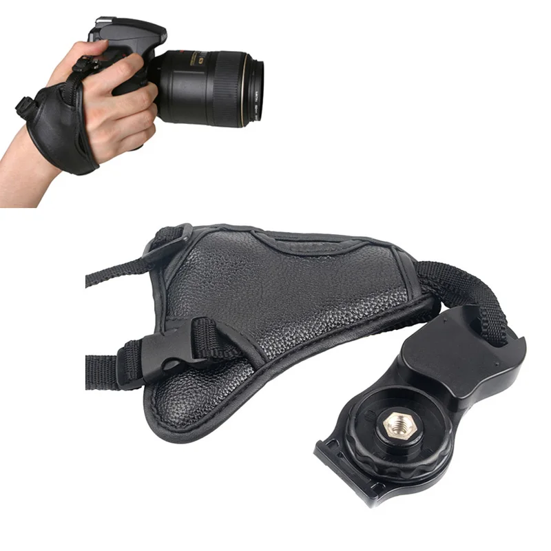 Andoer PU ремешок для камеры ручной захват ремешок для Nikon Canon sony DSLR камеры аксессуары для фотосъемки