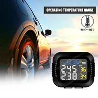 motorcycle tpms motor tire pressure tyre temperature monitoring alarm system usb charging lcd display pms tire monitor