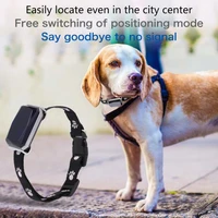 pet gps tracker dog waterproof adjustable gps positioning collar real time tracking locator device gps agps lbs wifi model