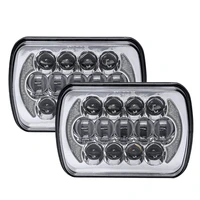 7x6 5x7 inch h4 square led headlight motorcycle h6054 h5054 h6054ll 69822 6052 6053 for 4x4 offroad jeep cherokee xj truck