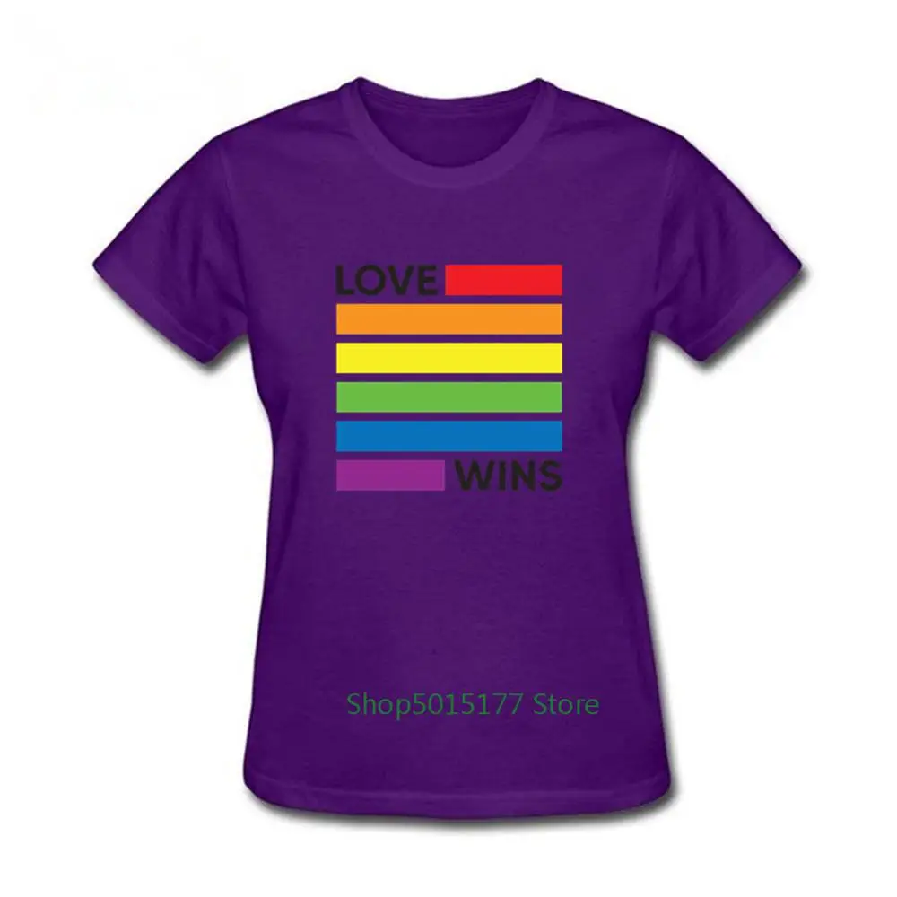 Радужный Флаг ЛГБТ футболка Любовь побеждает стиле женская летняя обувь Новинка