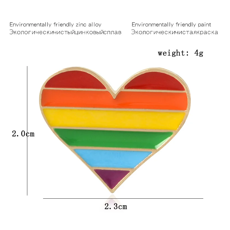 Новый стиль Радужный Флаг ЛГБТ Дизайн Лидер продаж батарея брошь на булавке
