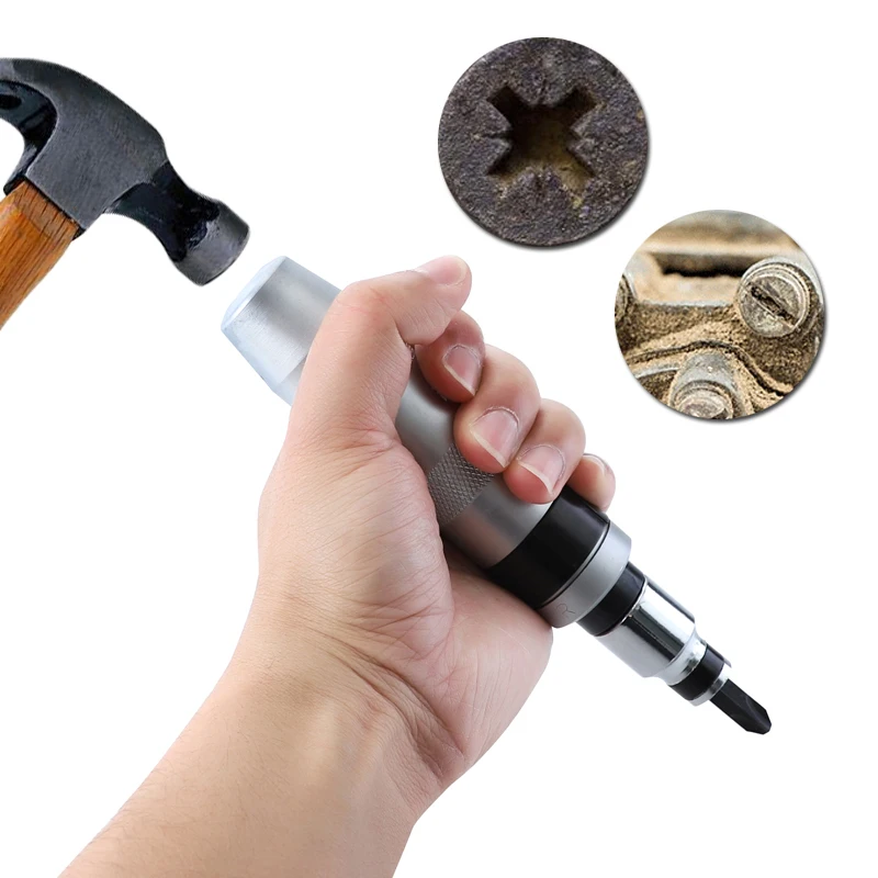 7pcs/set Impact Screwdriver with PH2 PH3 Phillips 7mm 8mm Slotted Bits Set CR-V Driver Repair Hand Tool | Инструменты