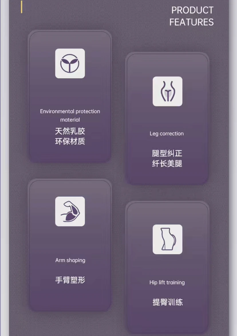 

ejercicio en casa Yoga elastic band resistance band strength training band Thigh bands Fitness rubber bands glute band