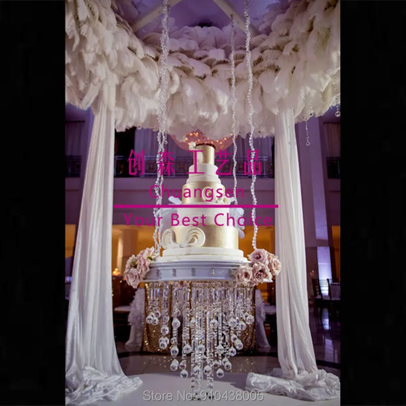 Декоративные Висячие дешевые акриловые кекс свадебный торт стенд повесить стиль