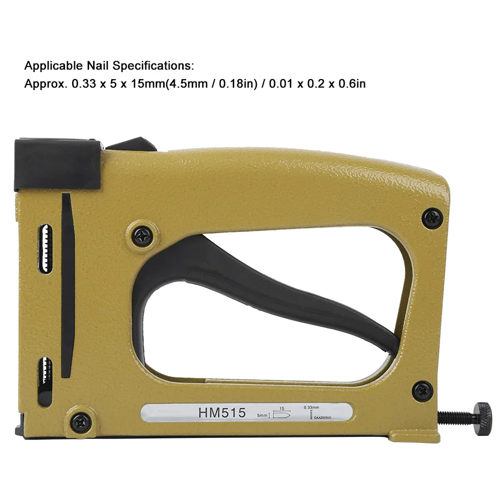 Ручной пистолет для ногтей HM515 производства мебели украшения интерьера кожаный