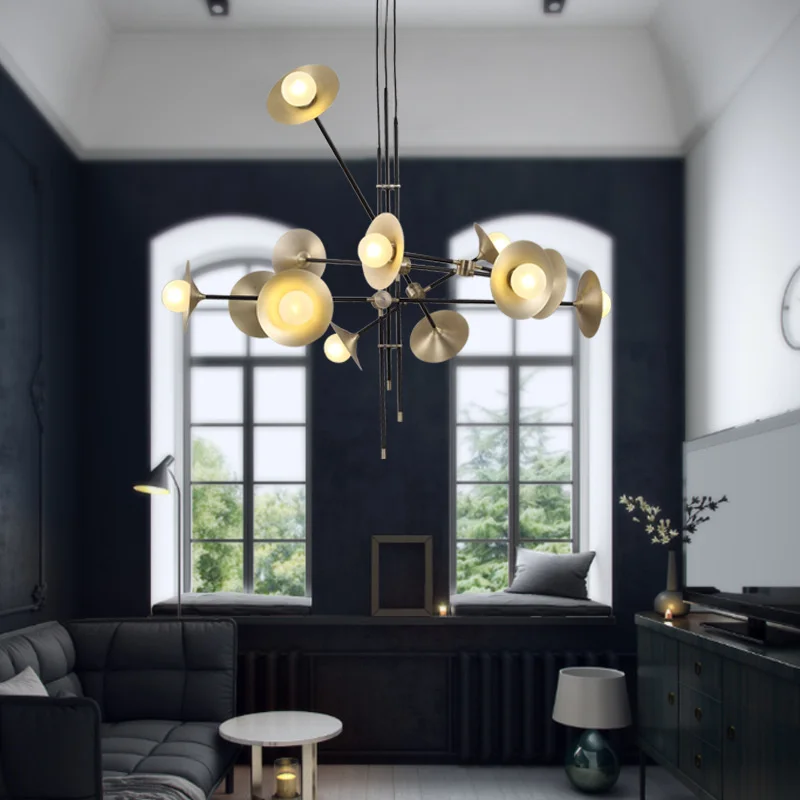 

Светодиодная хрустальная люстра, подвесной светильник в виде ветвей дерева, s освещение для фотостудии