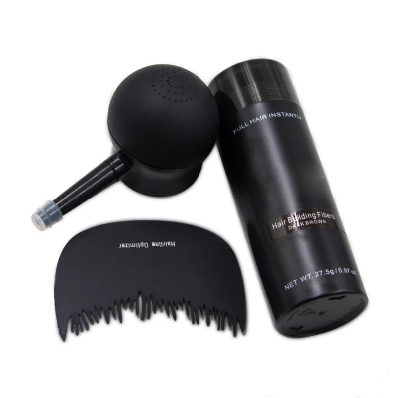 Распылитель для волос с кератином и волокнами специальный аппликатор выпадения