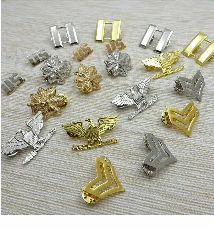 Полный набор Морская пехота Usmc сотрудник значок со званием Insignia Pin на открытом