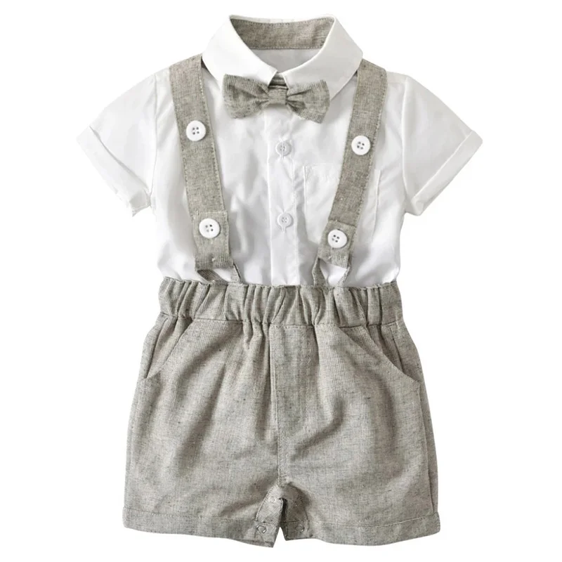 

Летние футболки для мальчиков одежда с бантами комплекты для маленьких джентльменов; Футболка + штаны; Одежда для маленьких мальчиков, детс...