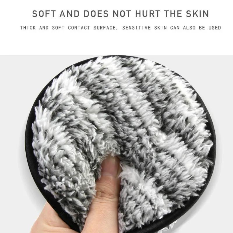 

1 шт. салфетки из микрофибры, накладки для макияжа лица, спонж для снятия, хлопковое Двухслойное очищающее полотенце для лица, многоразовые с...