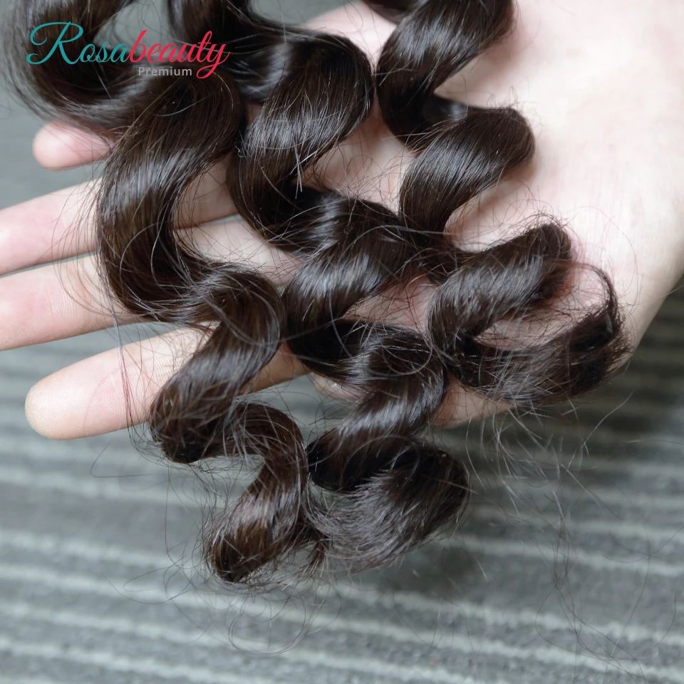 [Rosabeauty] OneCut волосы свободная волна 8 ''-32'' H бразильский необработанные