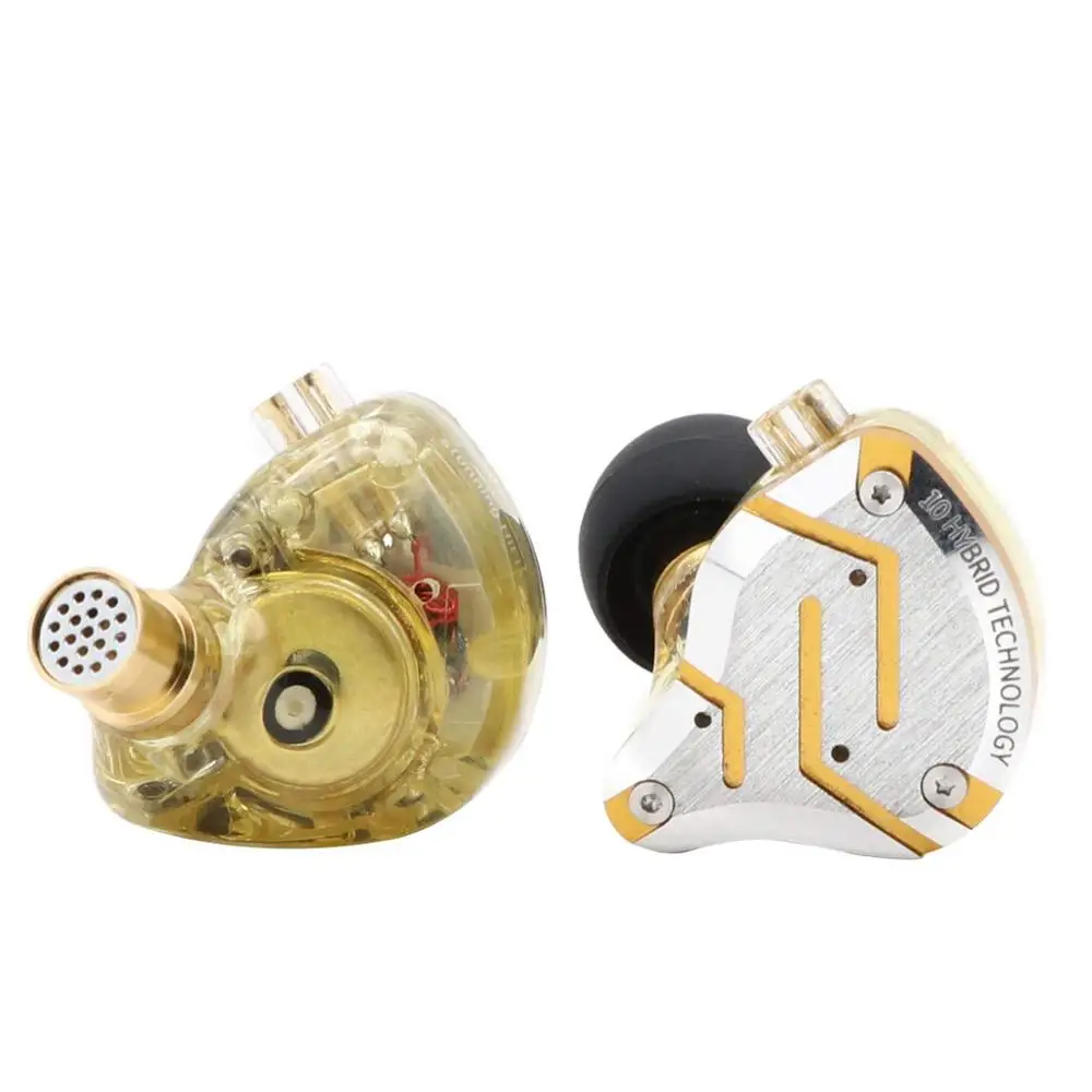 KZ ZS10 PRO 1DD 4BA HIFI металлическая гарнитура гибридные наушники-вкладыши Спортивная