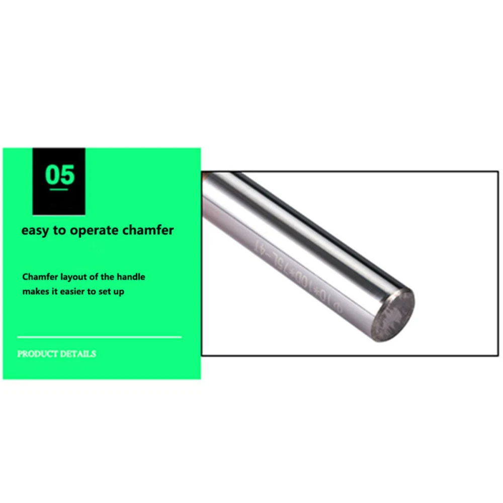 

4F End Mill Tungsten Carbide HRC65 For Stainless Steel Milling Cutter