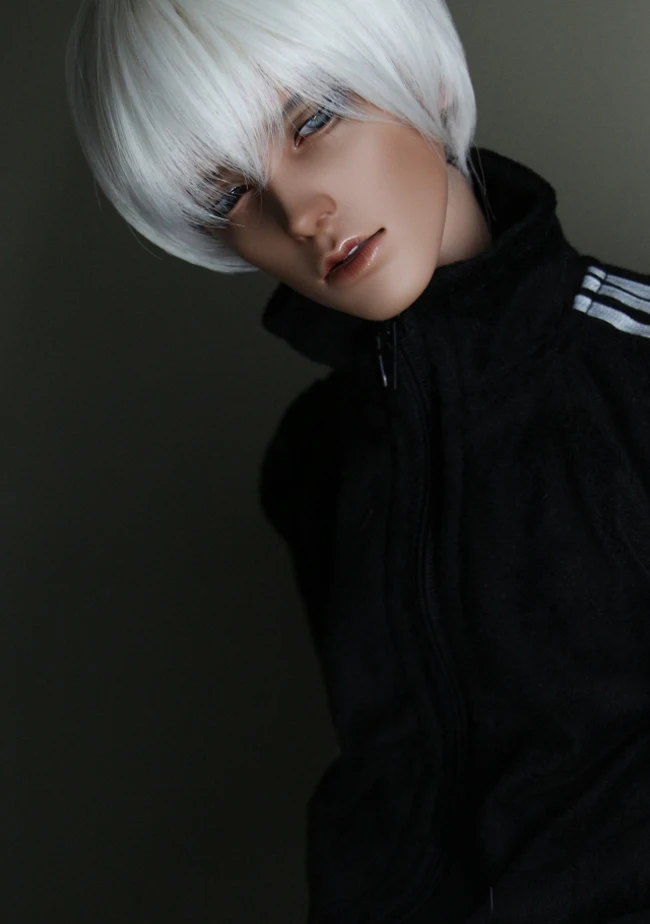 1/3 красивый мужской волос включая зубы (съемные) прозрачные глаза смолы высокого