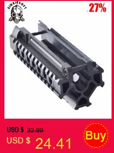 Алюминиевый Quad Rail 4-weaver/picatinny Rail Carbine Rifle Free Floating 7,2" Handguard QD Поворотный корпус для страйкбола AR15 M4/16