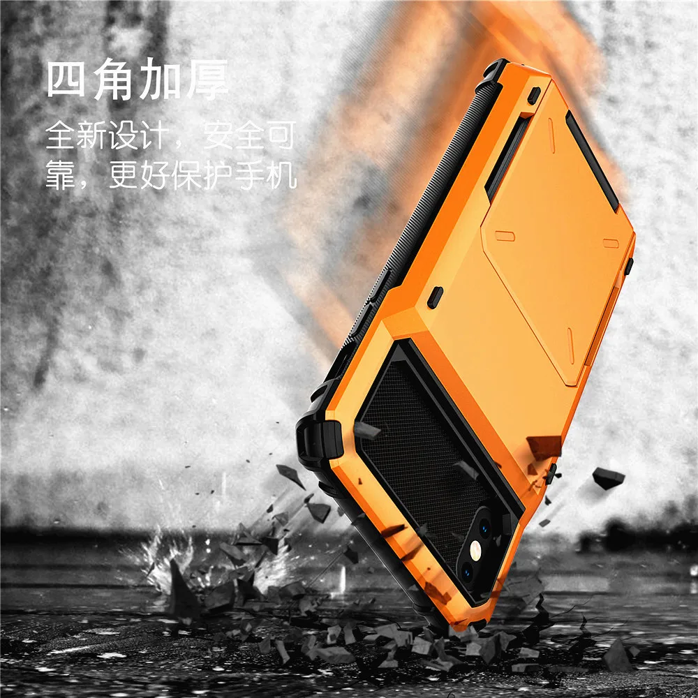 for iphone 11 11 pro 11 pro max 7 8 plus xs max 6 case flip card slots business armor case for iphone x xs xr 7 7 6 6s cover free global shipping