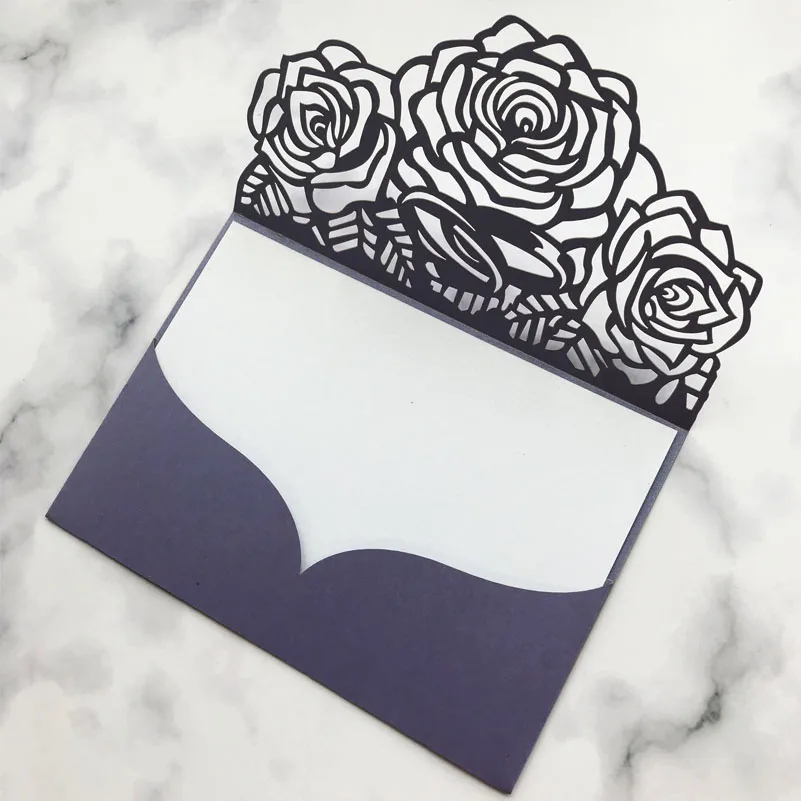 20 шт. розовые белые золотые коричневые пустотелые розы лазерная резка свадебные