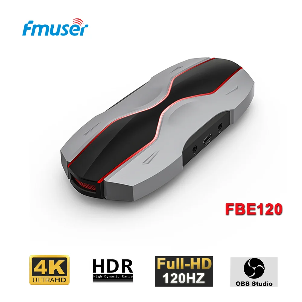 FMUSER FBE120 4K 2K 1080p Full HD устройство для захвата видео с высокой скоростью обновления и