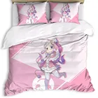 Постельное белье из японского аниме, постельное белье, пододеяльник для взрослых и детей, размер Queen King (без простыни)