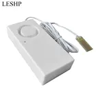 LESHP детектор утечки воды 130 дБ Сигнализация утечки воды датчик обнаружения наводнения оповещение о переливе домашняя система охранной сигнализации