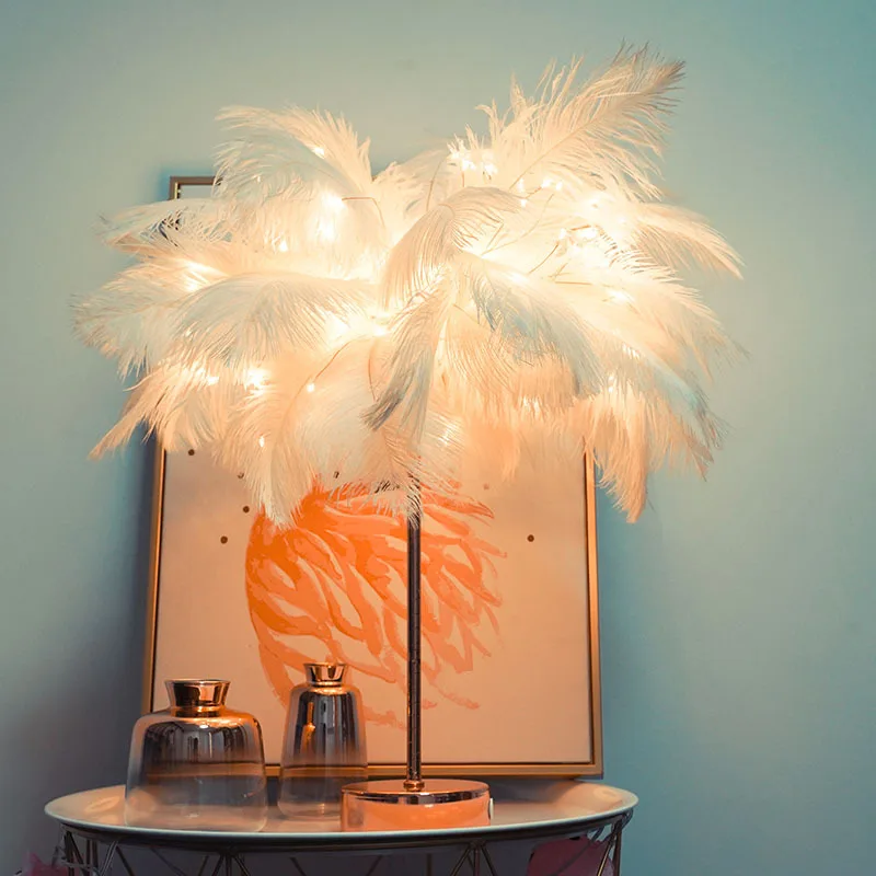 Светодиодный свадебный декоративный светильник с абажуром креативная