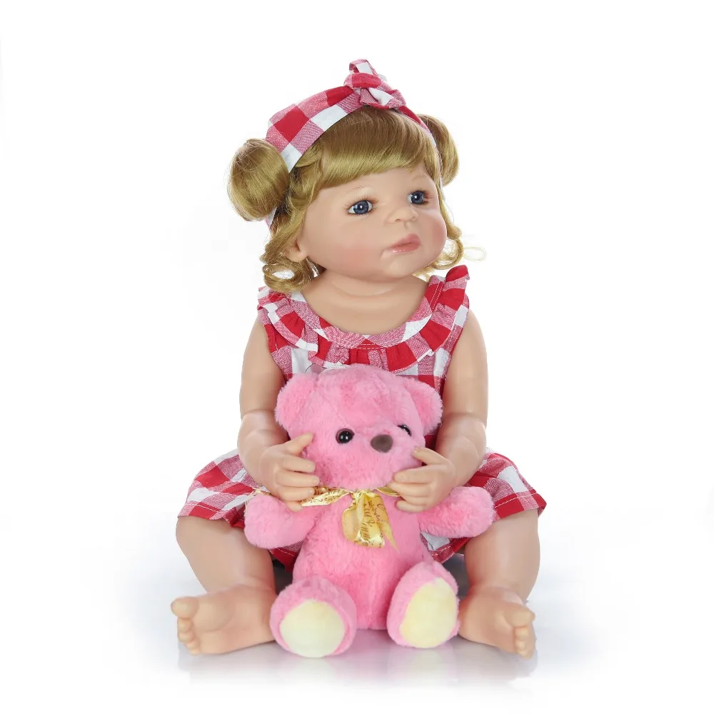 Bebes Reborn doll 57 см полная силиконовая кукла для тела девочка Reborn Baby doll игрушка для ванны Реалистичная новорожденная принцесса NPK Bonecas Menina
