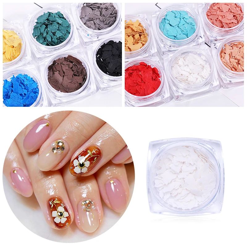 6 коробок/набор неправильных ногтей дизайн хлопья для блестки 3D украшение УФ гель