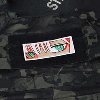 patch embroidery armband backpack girl half face personality embroidery tactical epaulette badge