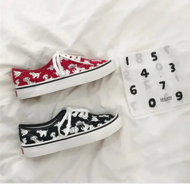 

Designer new retro canvas women shoes cartoon printed shoes casual fashion shoes women platform sneakers zapatos de mujer
