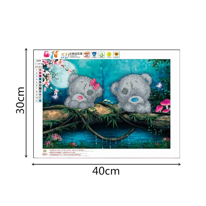 5D Diy алмазная живопись рукоделие Милая Бриллиантовая вышивка крестиком