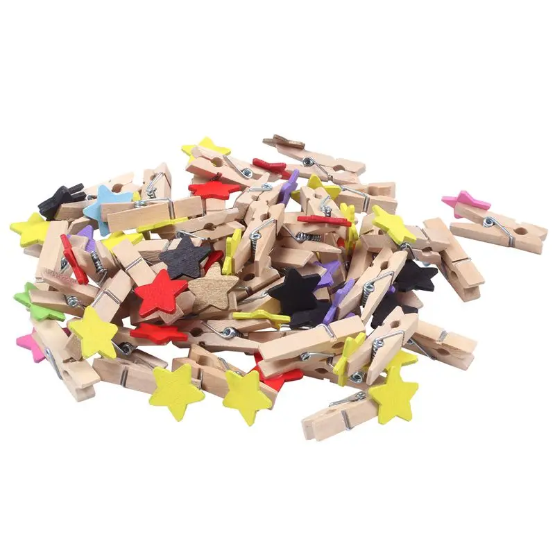 50 шт. деревянные мини прищепки для фотографий|Папки тиснения| |