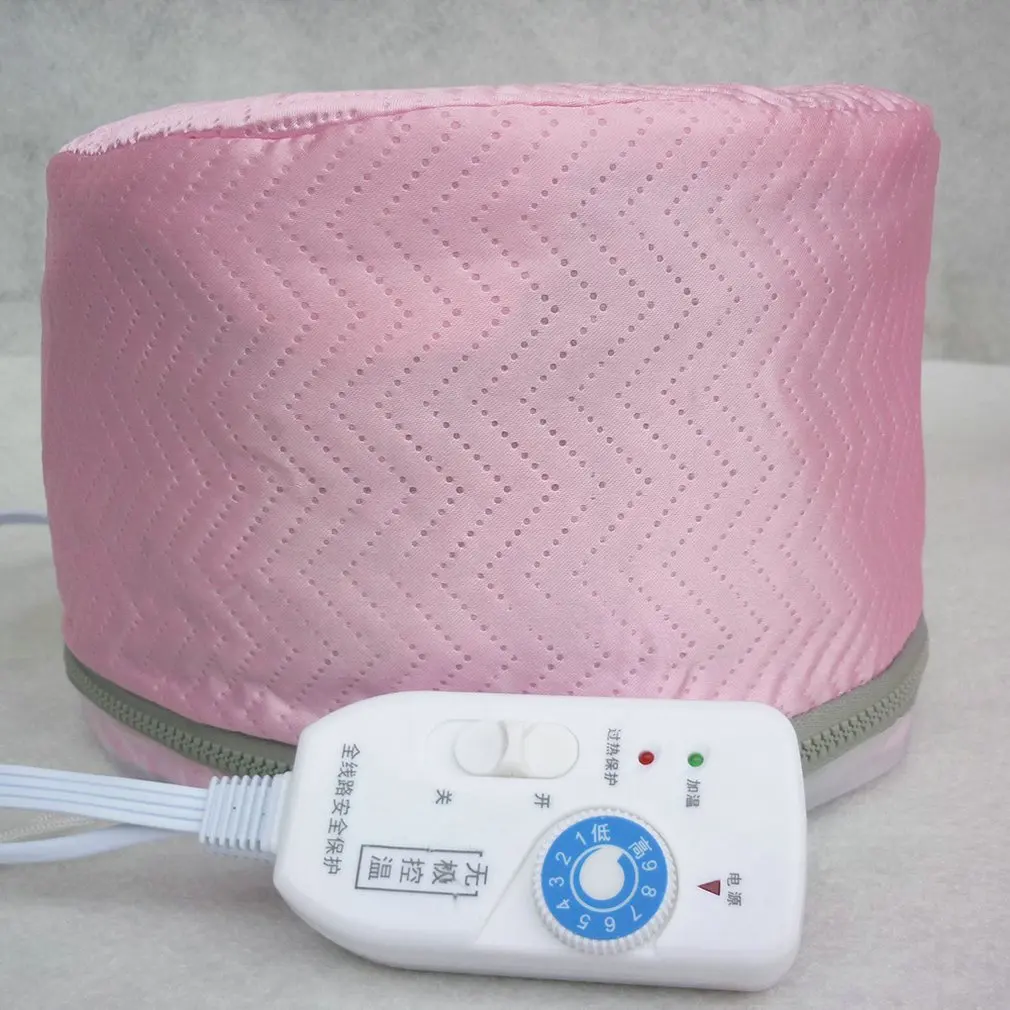 

Hair Heat Evaporation Treatment Spa Cap Nourishing Care Cap 10 Mode Temperature Control Oil Heating Cap