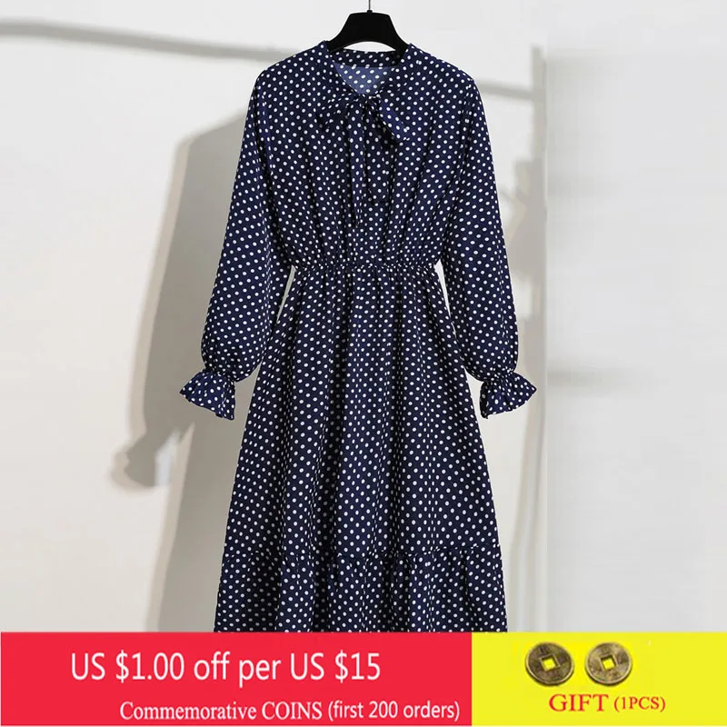 Платье рубашка с оборками и бантом новое осеннее офисное платье длинным рукавом