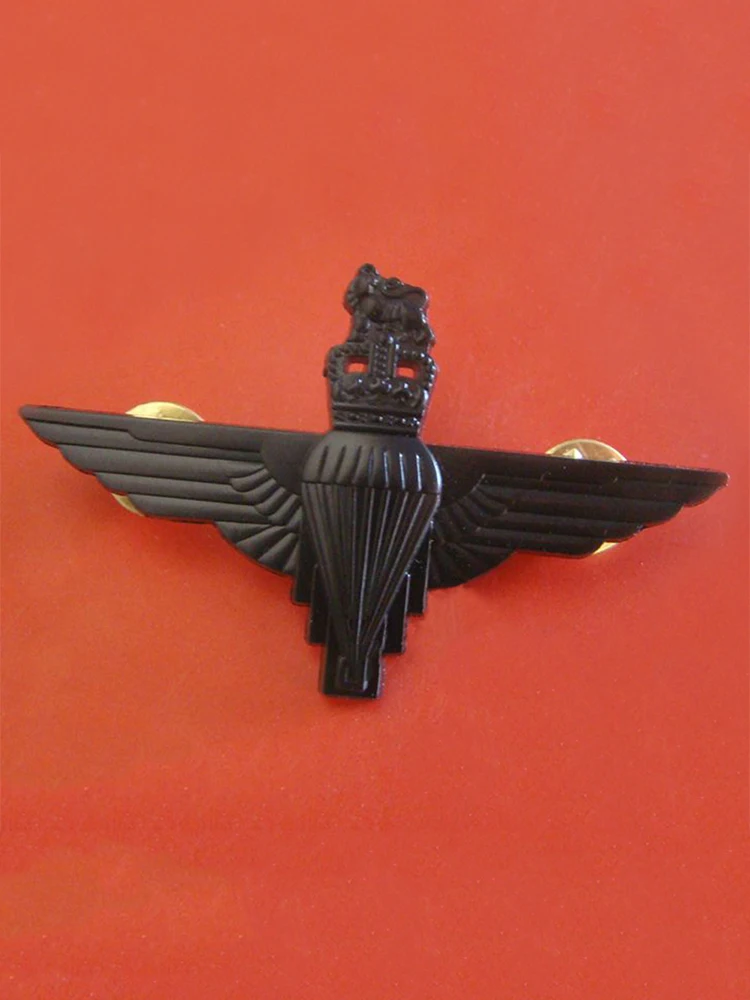 

Британский Королевский десантник, металлическая брошь шляпа с изображением крыльев Ангела берет, корона, булавка, черный