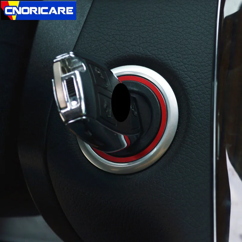 Автомобильный ключ для запуска украшения круга наклейка отделка Mercedes Bnez GLK CLA GLA CLS