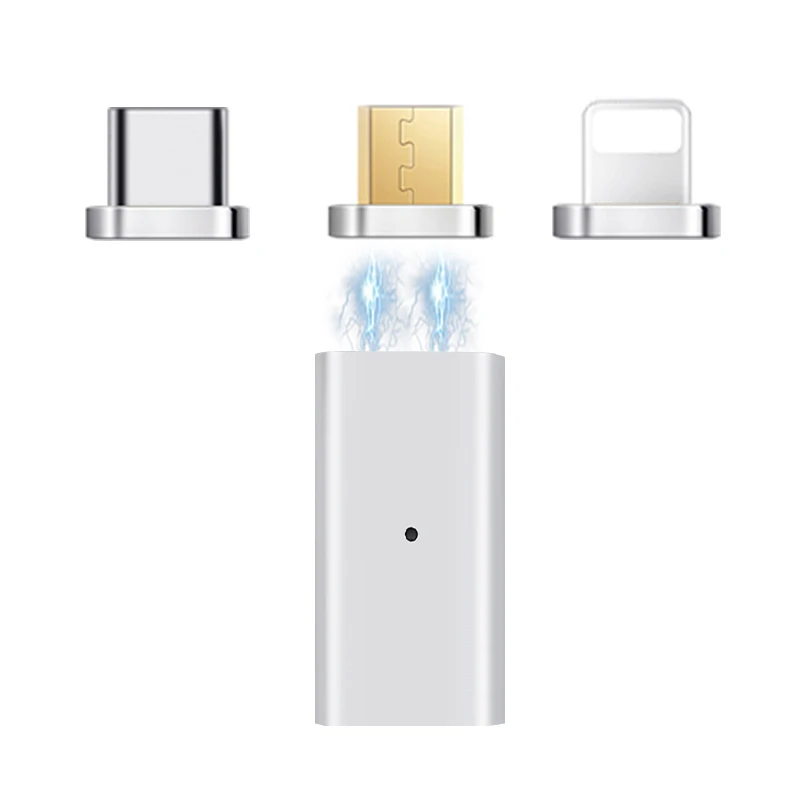 3 в 1 микро usb коннектор Магнитный адаптер Micro USB для Type C iPhone Mrico зарядный кабель