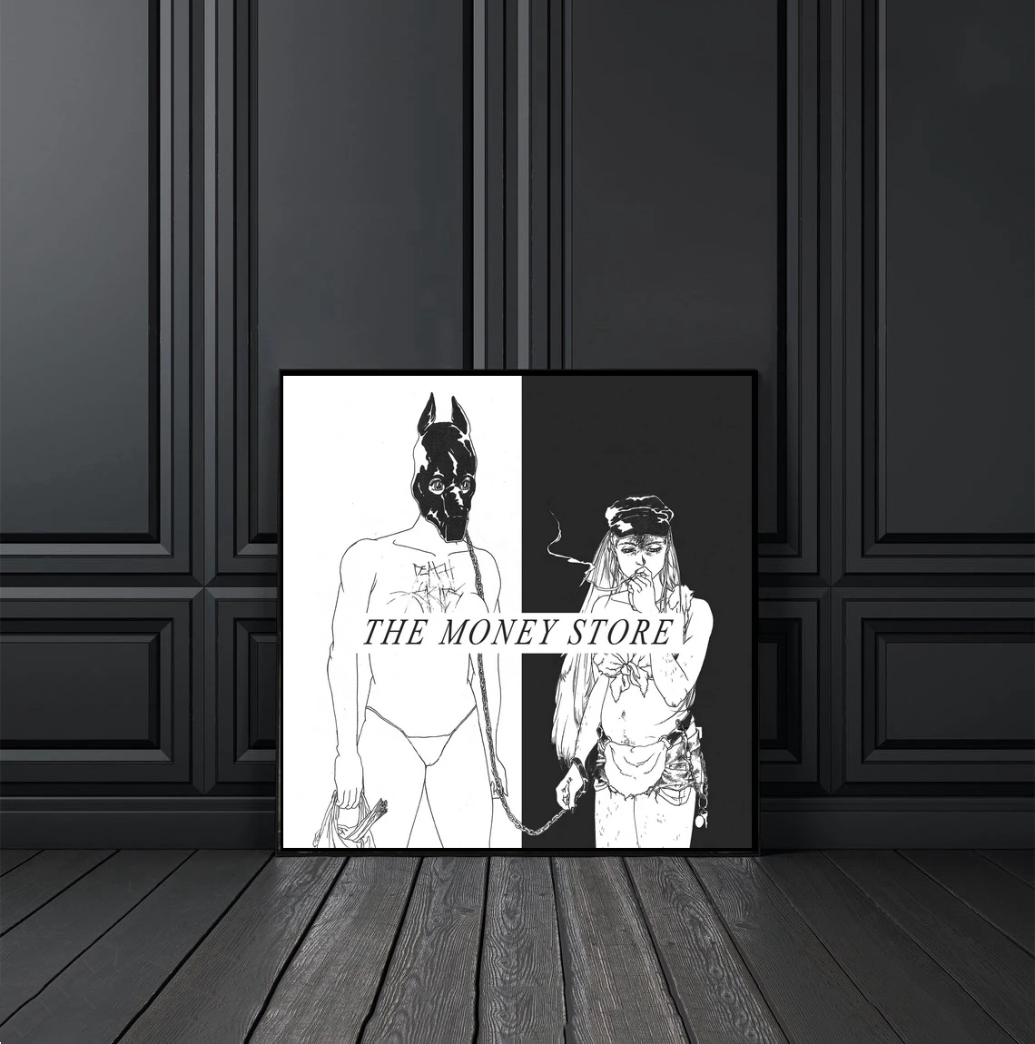 

Death Grips - The Mo Music Album Cover Canvas Poster Art Hip Hop Rapper Pop Music Star Home Wall Painting Decoration (No Frame)