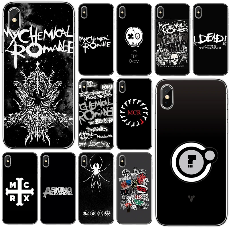 Мягкий силиконовый чехол My Chemical Romance из ТПУ для телефона iPhone SE 5 5S 6 6plus 7 8 plus X XR XS Max |