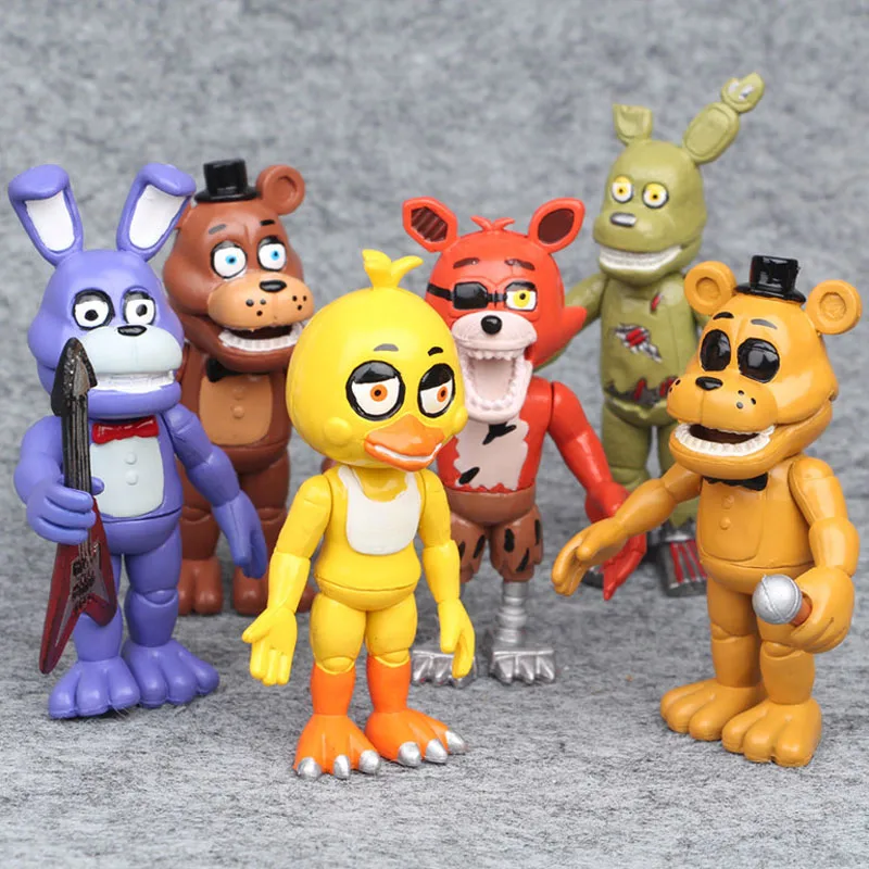 Five Nights At Freddy's FNAF Фигурки игрушки Foxy Freddy FNAF ПВХ фигурка FUNKO плюшевый медведь, куклы игрушки для детей подарок для детей