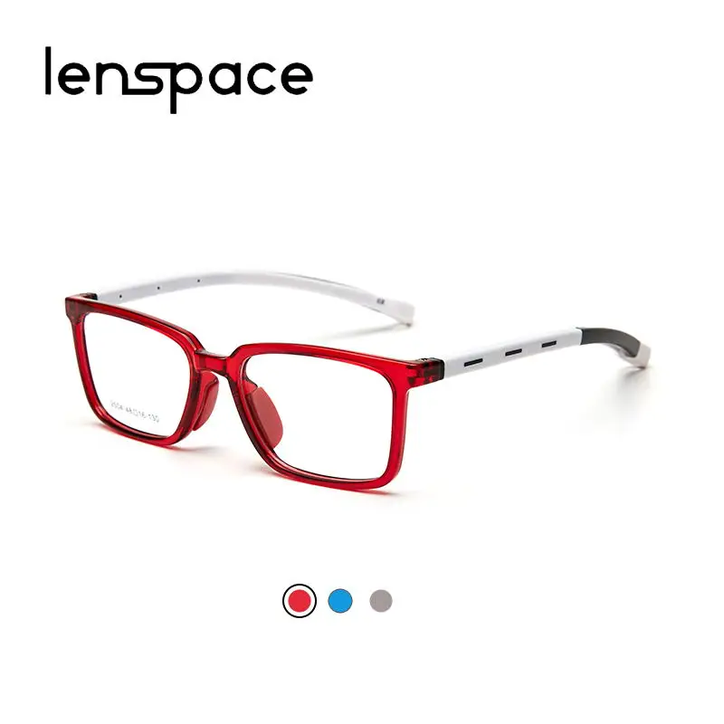 TR90 силиконовые детские очки в оправе квадратные гибкие защитные небьющиеся