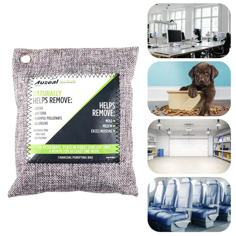 Влагостойкие мешки для устранения запахов с натуральным углем очиститель