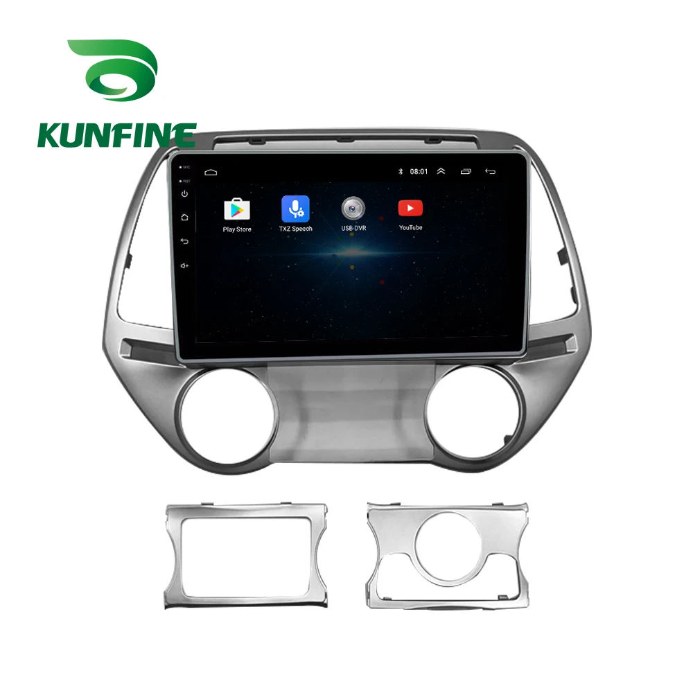 Octa Core 1024*600 Android 10 0 автомобильный DVD GPS-навигатор плеер Deckless стерео для HYUNDAI I20 2008-2013