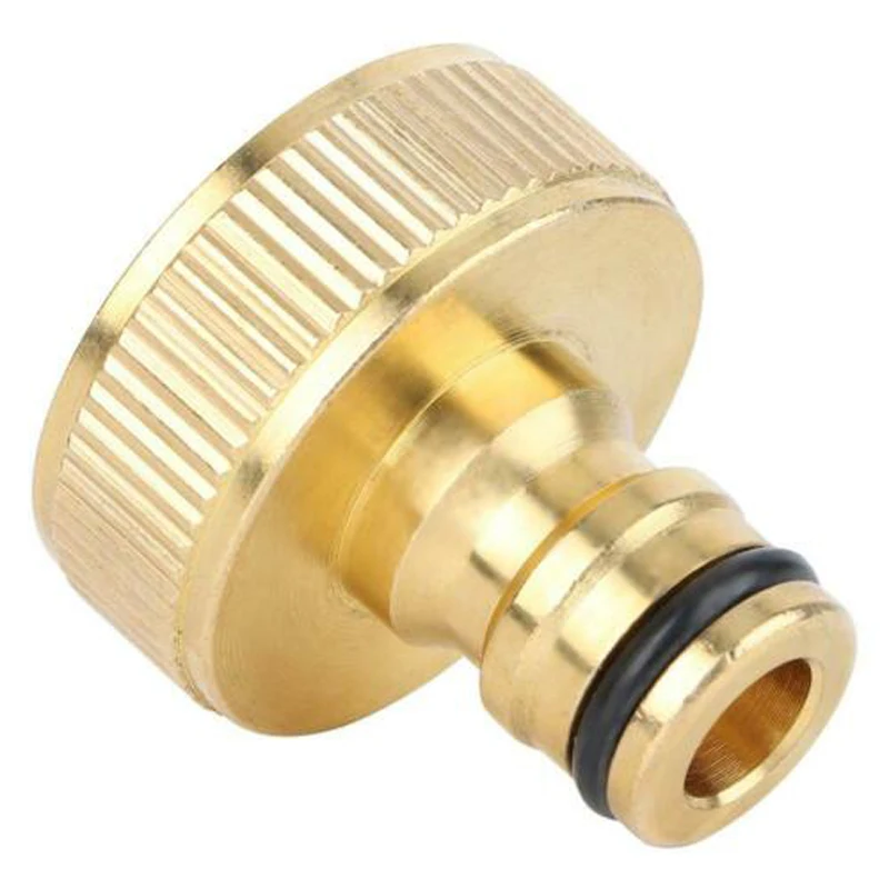 

4pcs Brass Garden Watering Hose Pipe Splicer Connector Adapter Pipe Fitting