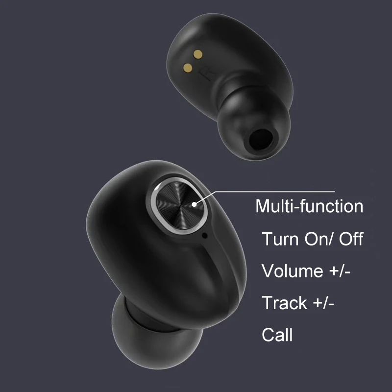 Bluetooth беспроводные наушники TWS 5 0 настоящие стерео мини гарнитура с микрофоном