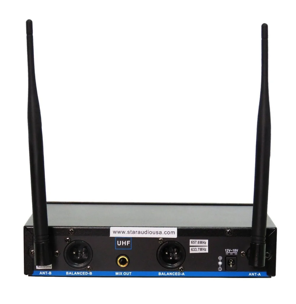 STARAUDIO 4 канала Питание USB Bluetooth микшер системы PA аудио усилитель микшер 2CH UHF Ручной беспроводной микрофон SMX-4000B