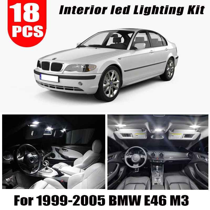 Для 1999 2005 BMW E46 M3 318i 318ti 323i 323is 325i 325xi 328i 330i 330xi 325ci 323ci 328ci 330ci комплект светодиодных