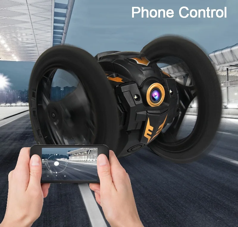 Радиоуправляемая машина с камерой 2.0mp Jumping Sumo wifi Bounce Car PEG SJ88 4CH 2,4 GHz RC автомобили с гибкими колесами дистанционное управление FSWB
