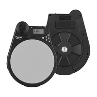 mute drum tutor portable digital drum practice pad with 9 preset drum styles 4 training modes metronome function lcd display